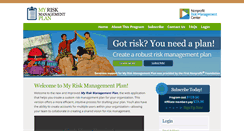 Desktop Screenshot of myriskmanagementplan.org